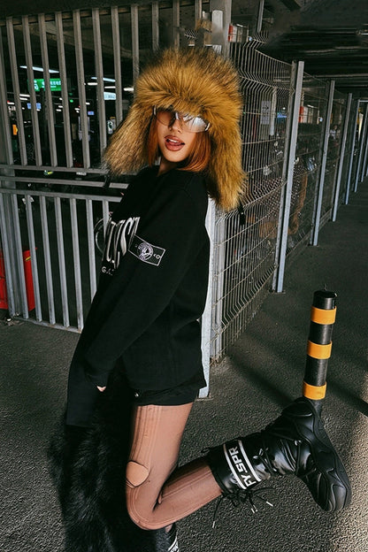 Black Puffer Platform Mid Calf Boots - Wolvess