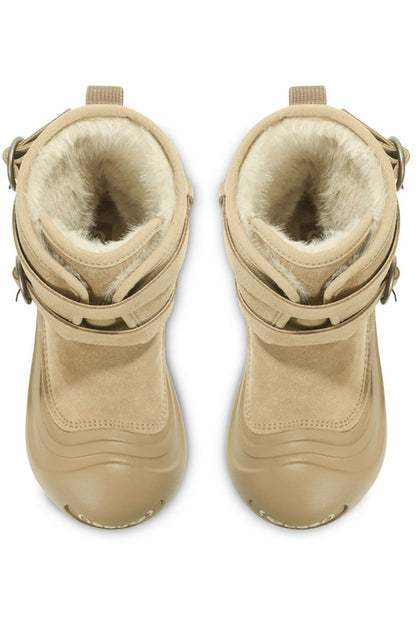 Double Buckle Platform Boots - Wolvess