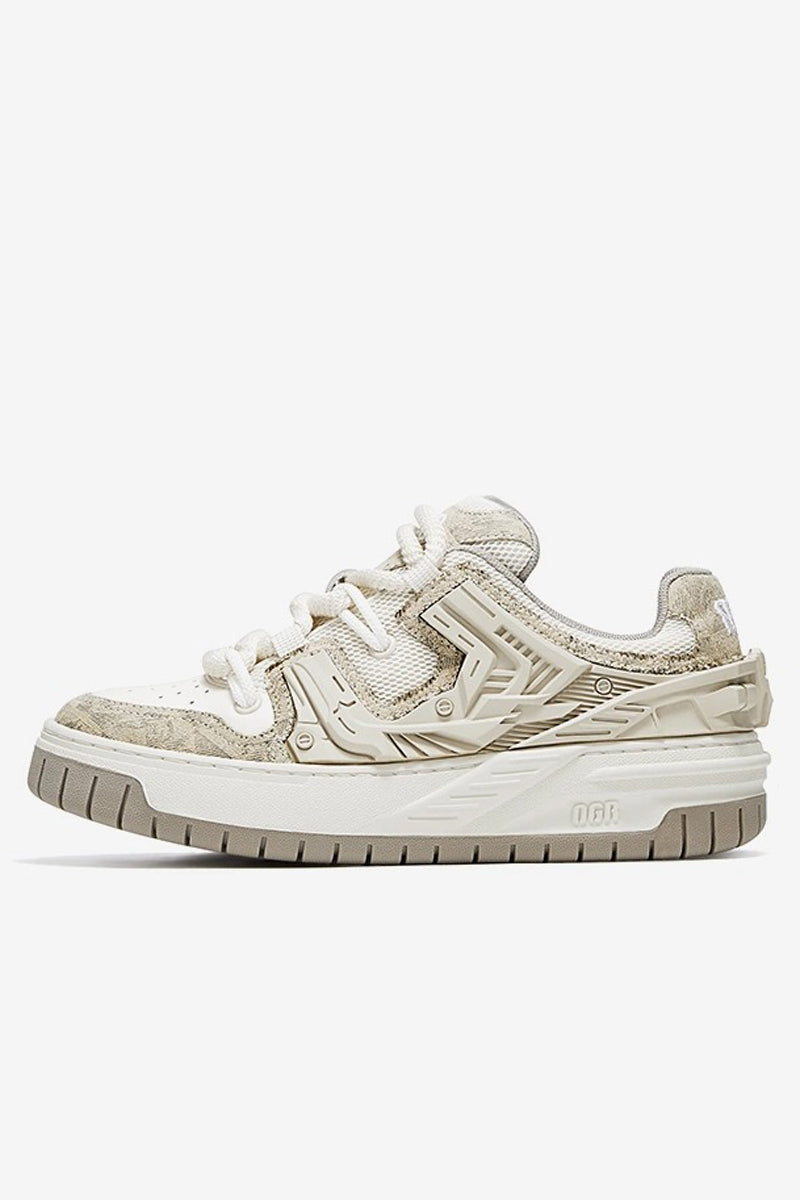 Suede Platform Athletic Sneakers - Wolvess