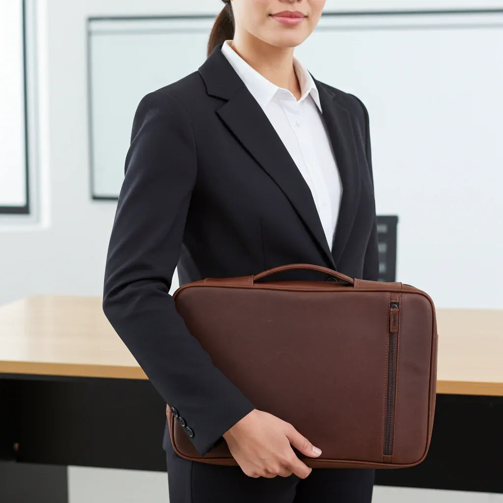 Cambridge Full-Grain Leather Tech Case – Large MiamiLeathers.com