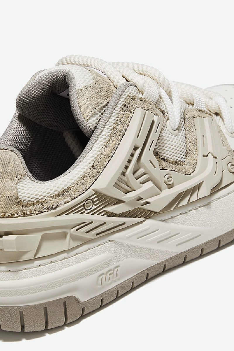 Suede Platform Athletic Sneakers - Wolvess