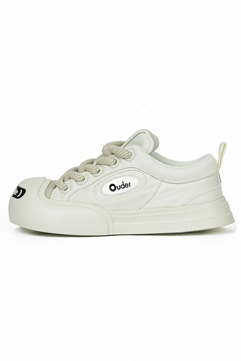 Triple White Low-Top Sneaker - Wolvess