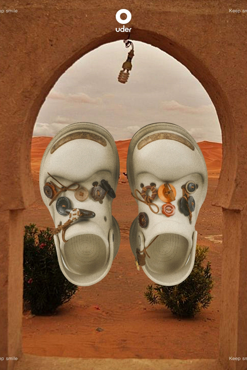 Glitter Star Platform Clogs - Wolvess