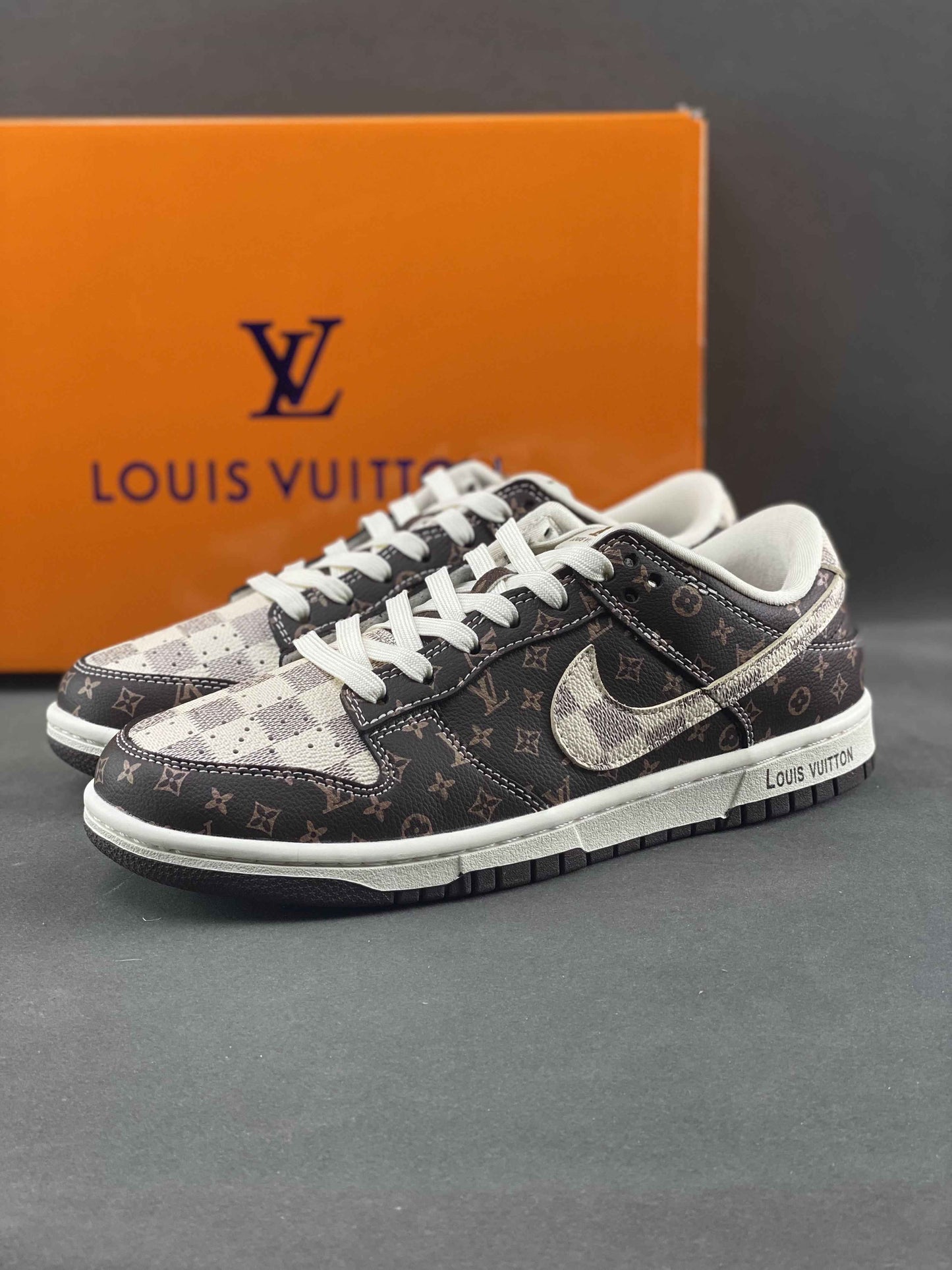 Custom Air Jordan 1 LV SJ2068-255 - Unique Style and Authenticity