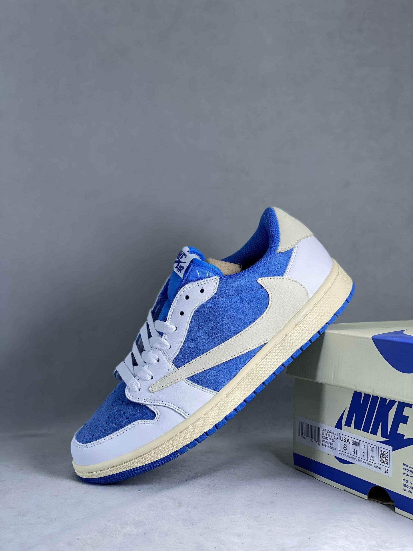 Custom Travis Scott x Fragment x Air Jordan 1 Low TS CQ4277 212