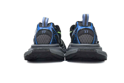 Custom BLCG Black Green Blue Sneakers W3XDC