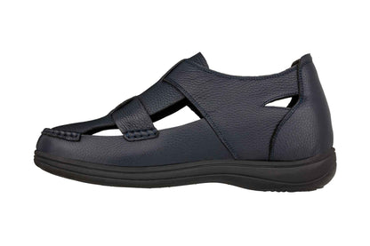 CALTO - K2663 - 3.2 Inches Taller (Navy) - Casual Fisherman Sandal