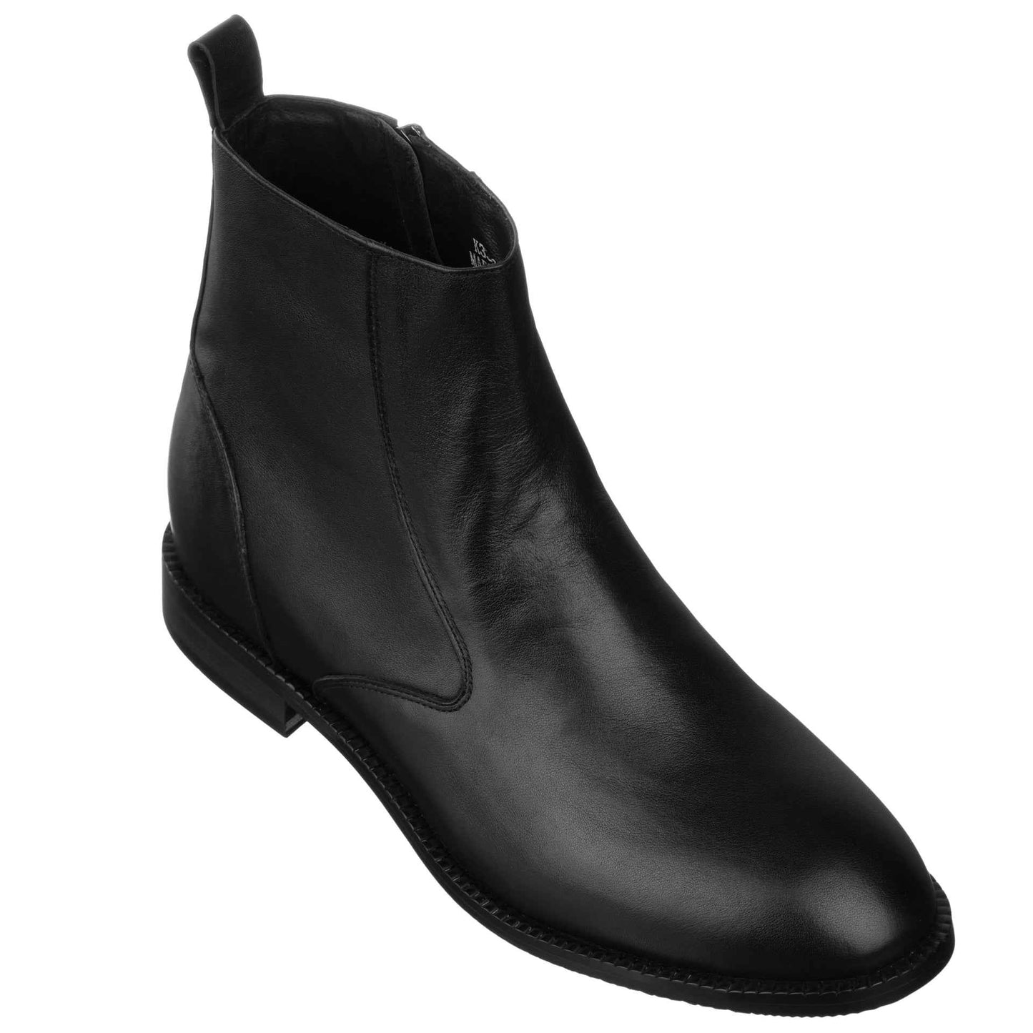 TOTO - K33092 - 2.6 Inches Taller (Black) - Zipper Boot Tallmenshoes.com