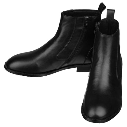 TOTO - K33092 - 2.6 Inches Taller (Black) - Zipper Boot Tallmenshoes.com