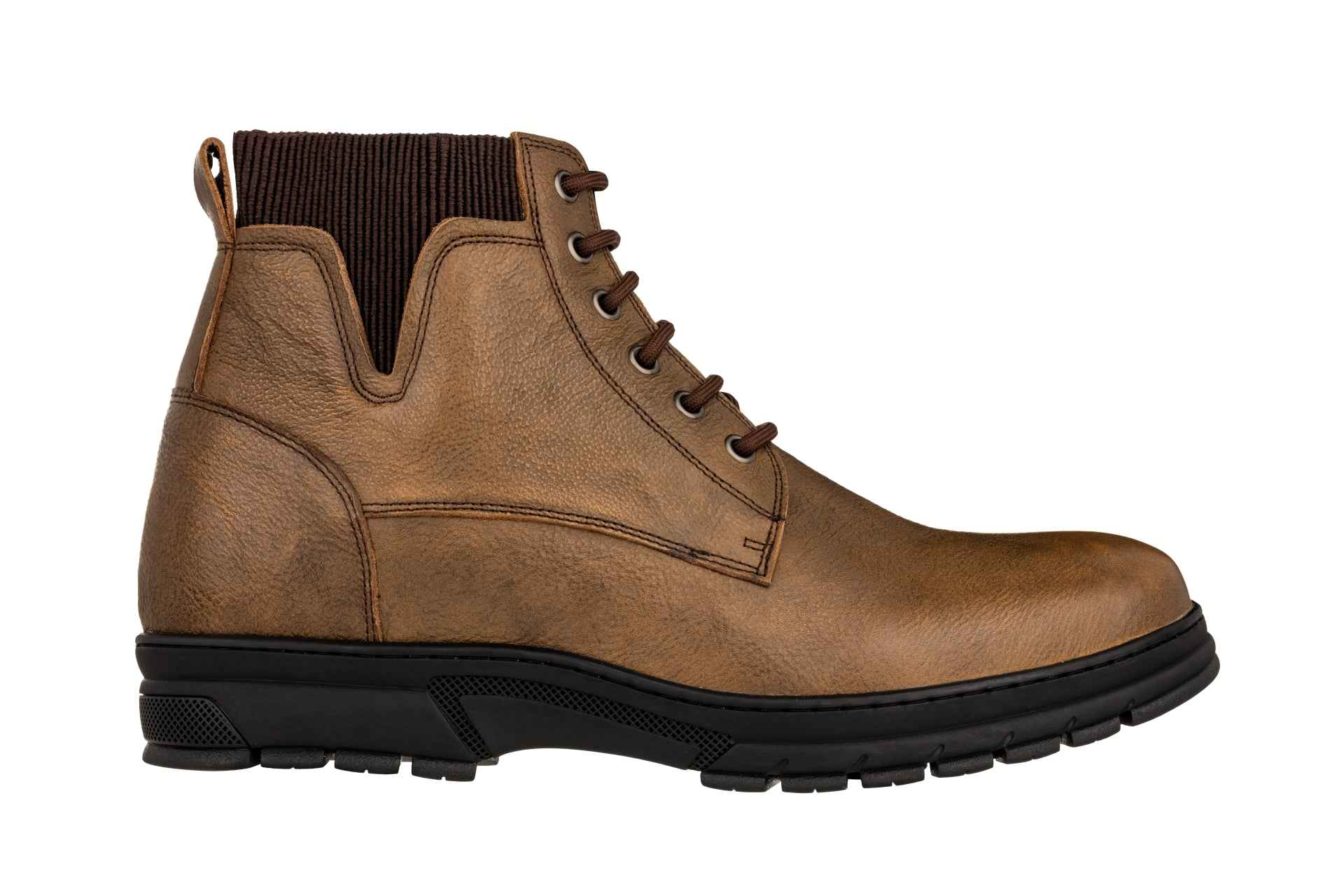 TOTO - K84017 - 2.8 Inches Taller (Khaki) - High Top Work Boots Tallmenshoes.com