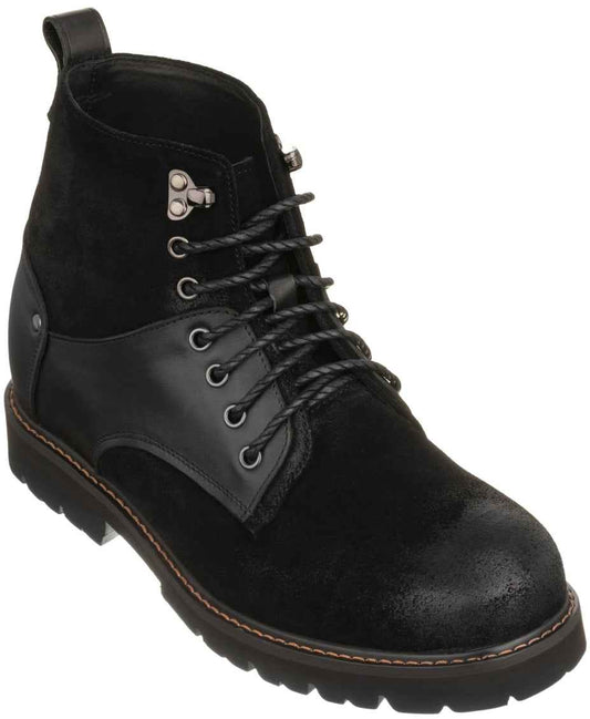 CALTO - K8701 - 3.6 Inches Taller (Black) Tallmenshoes.com