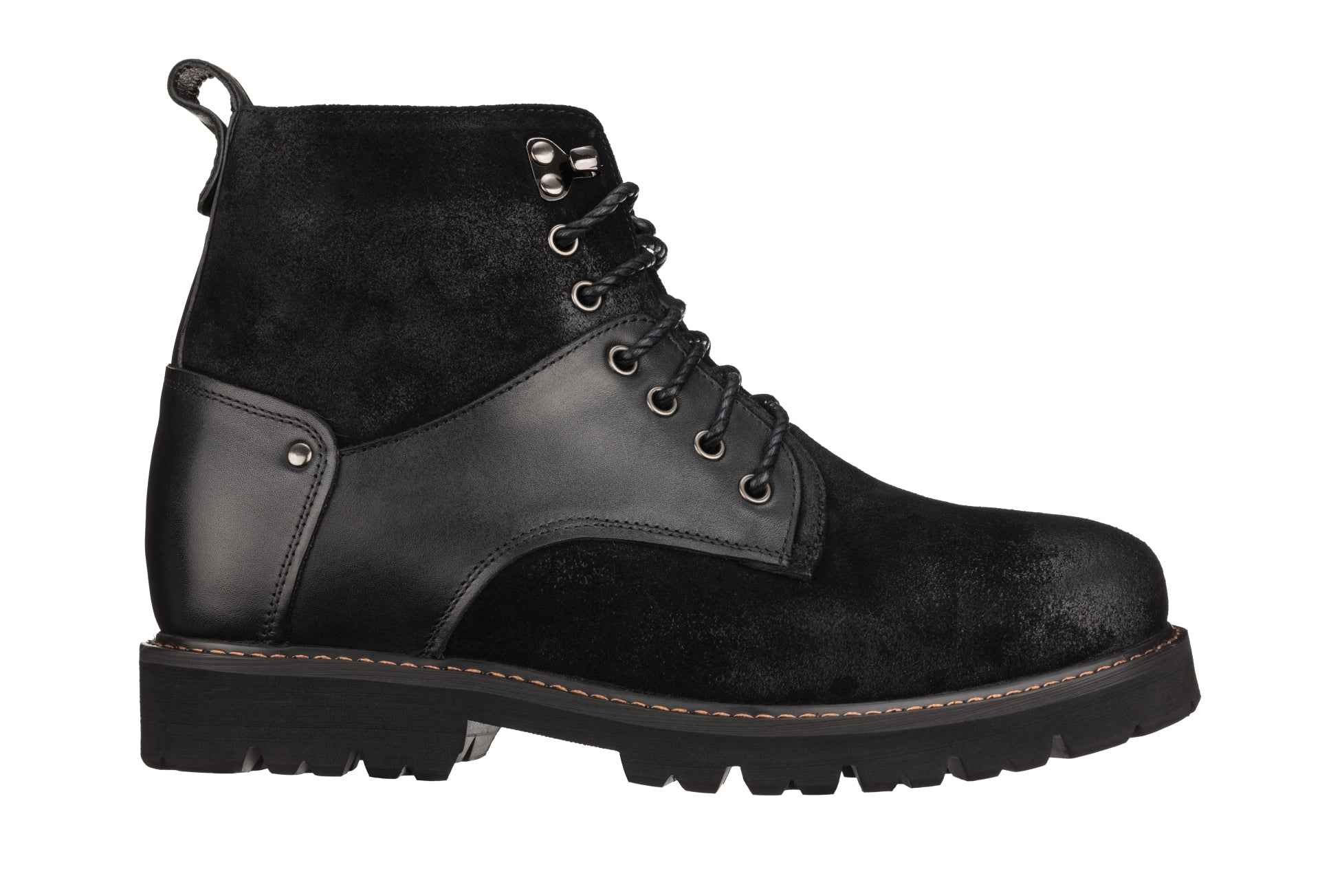 CALTO - K8701 - 3.6 Inches Taller (Black) Tallmenshoes.com