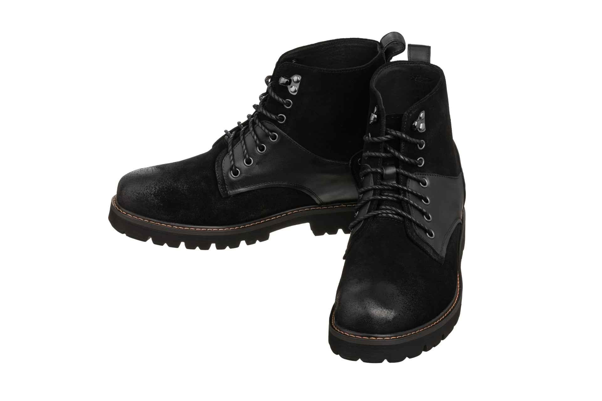 CALTO - K8701 - 3.6 Inches Taller (Black) Tallmenshoes.com