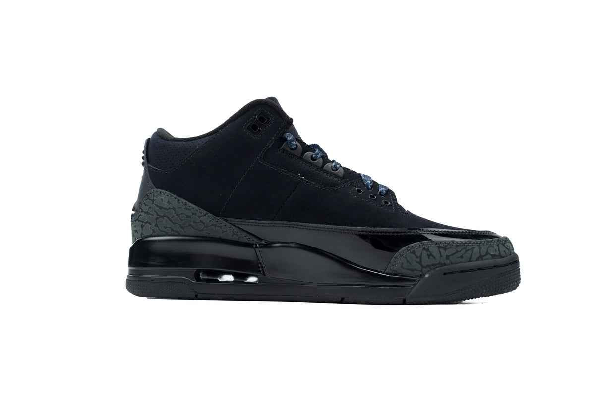 Custom Air Jordan 3 Retro 'Black Cat' CT8532-001