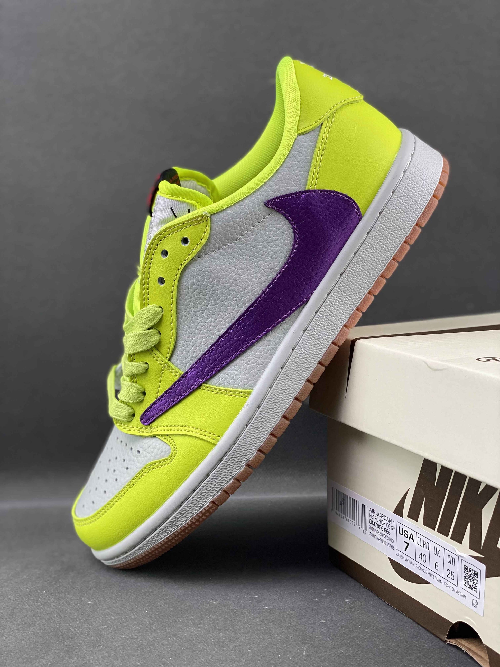 Custom Air Jordan 1 x Travis Scott Reverse Mocha DM7866-666