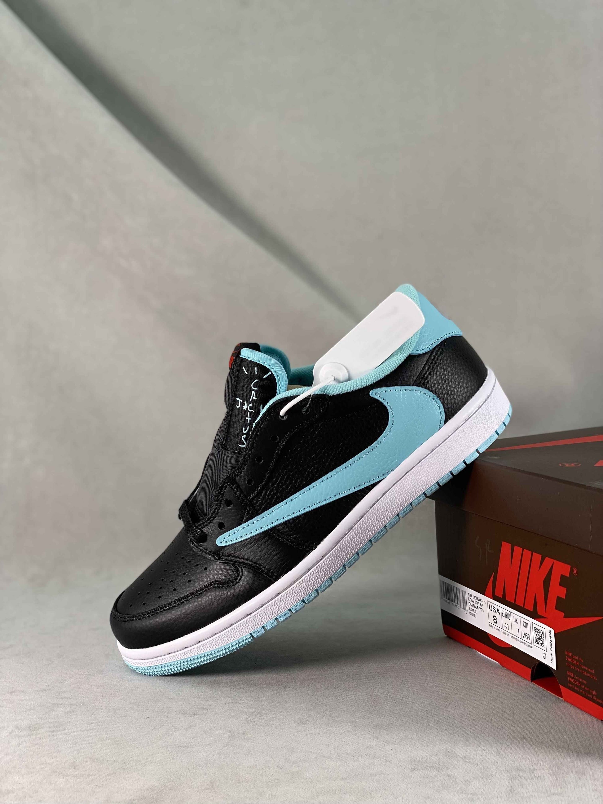Custom Travis Scott Air Jordan 1 Reverse Mocha DM7866 701 Sneakers - Shop the Iconic Travis Scott Air Jordan Reverse Mocha