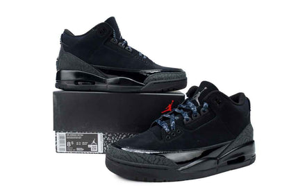 Custom Air Jordan 3 Retro 'Black Cat' CT8532-001