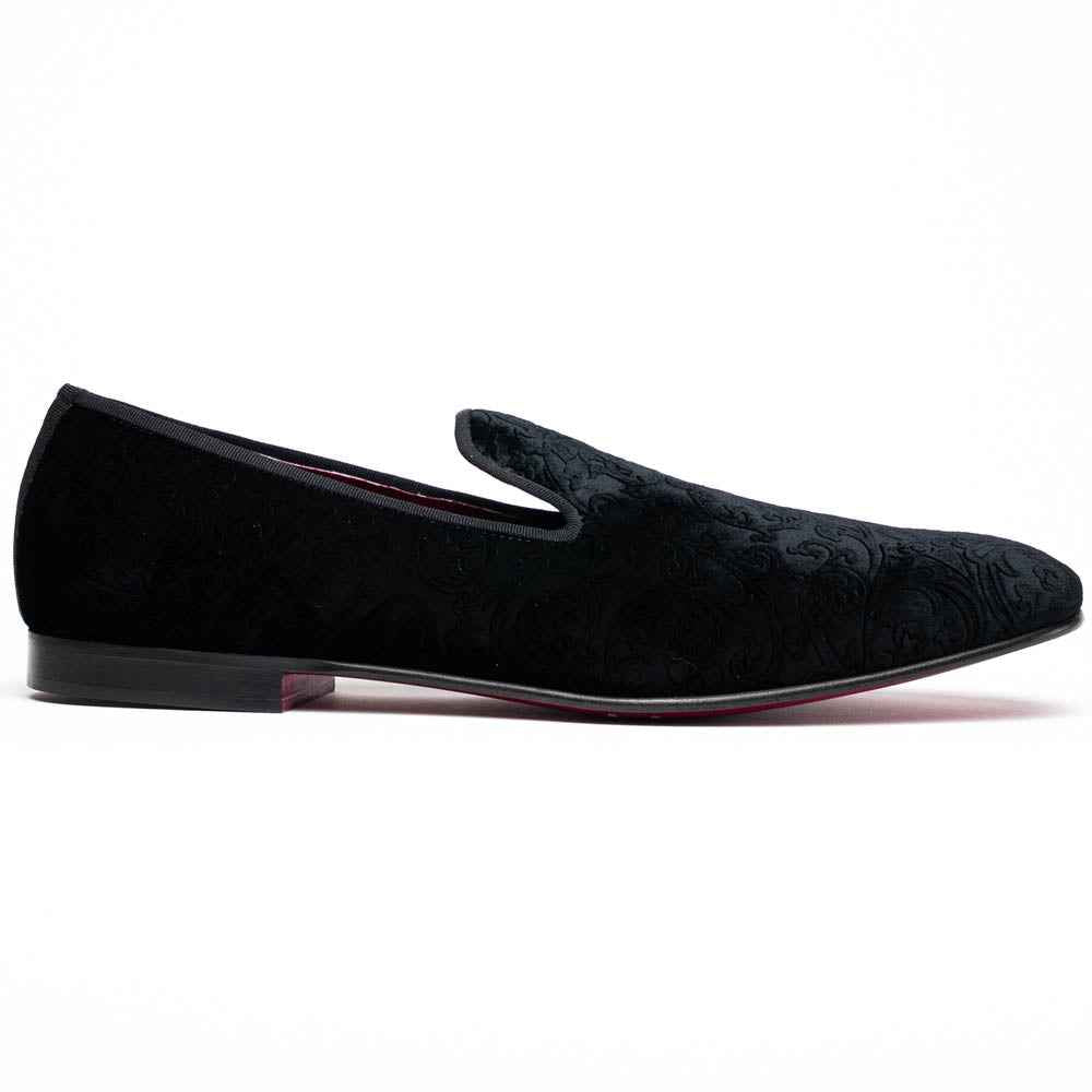10-520-BLK FORMAL II Velvet Tuxedo Shoe, Black