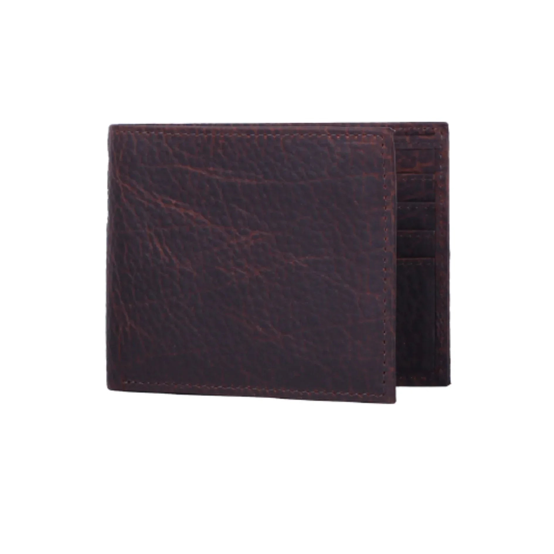 Full-grain Bifold Leather Wallet With RFID MiamiLeathers.com