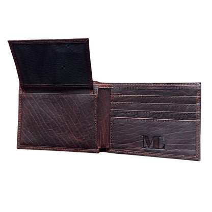 Full-grain Bifold Leather Wallet With RFID MiamiLeathers.com