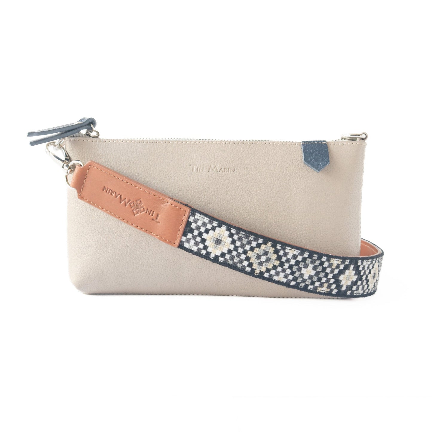 Elia Convertible Leather Bag – Clutch, Shoulder & Crossbody Tin Marin Brand
