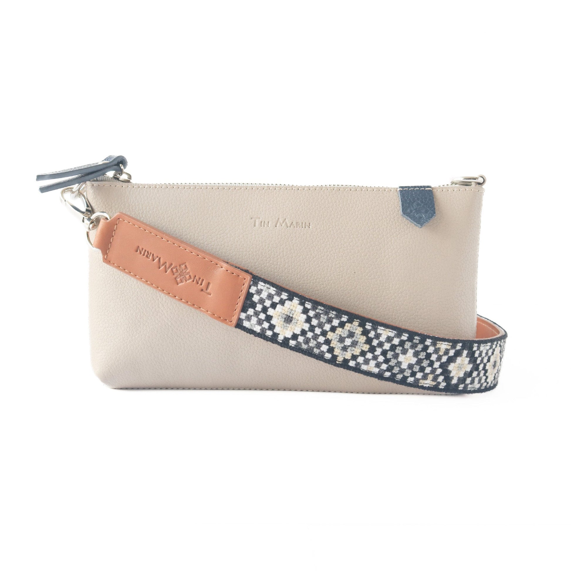 Elia Convertible Leather Bag – Clutch, Shoulder & Crossbody Tin Marin Brand