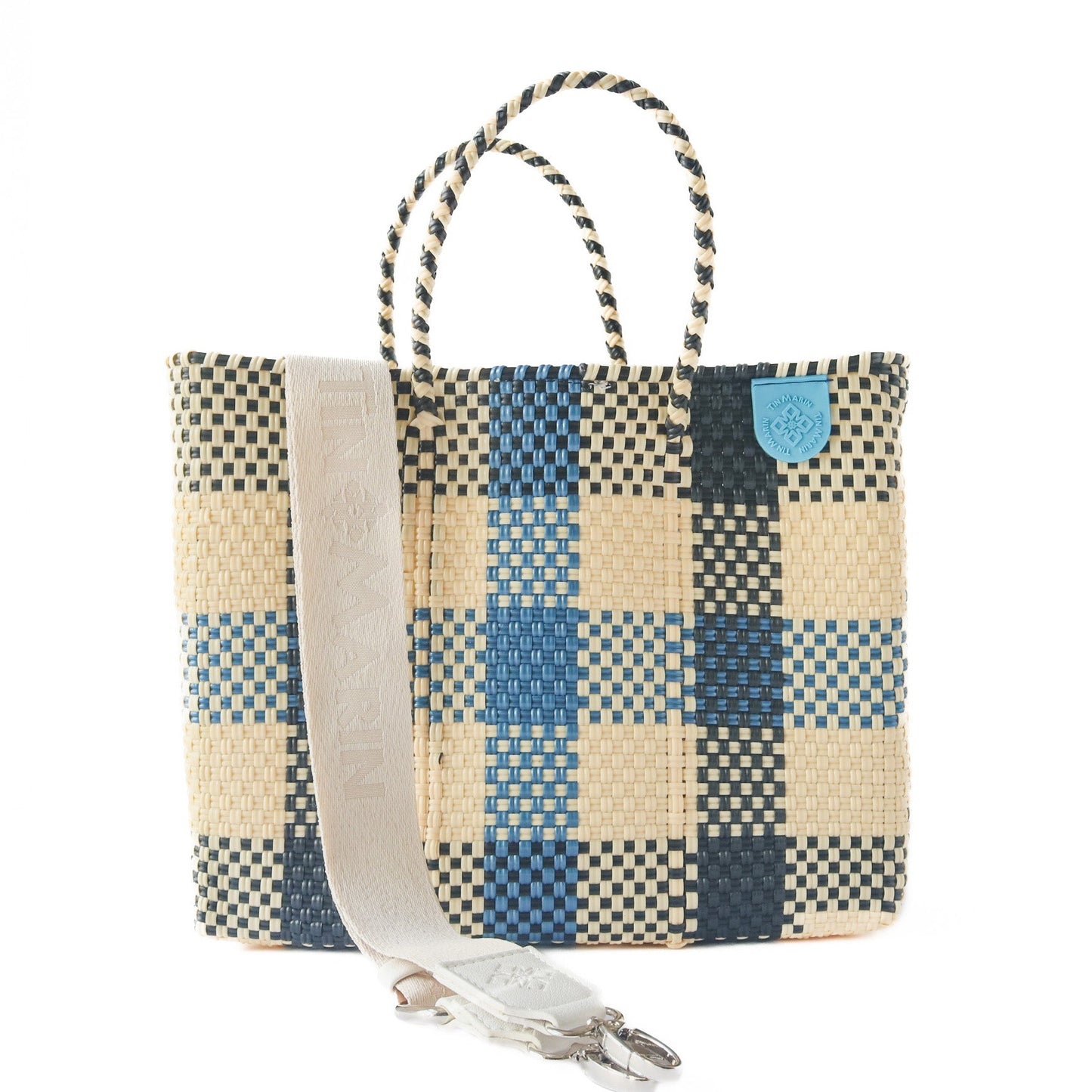 Cabo Medium Woven Resort Crossbody Bag Tin Marin Brand