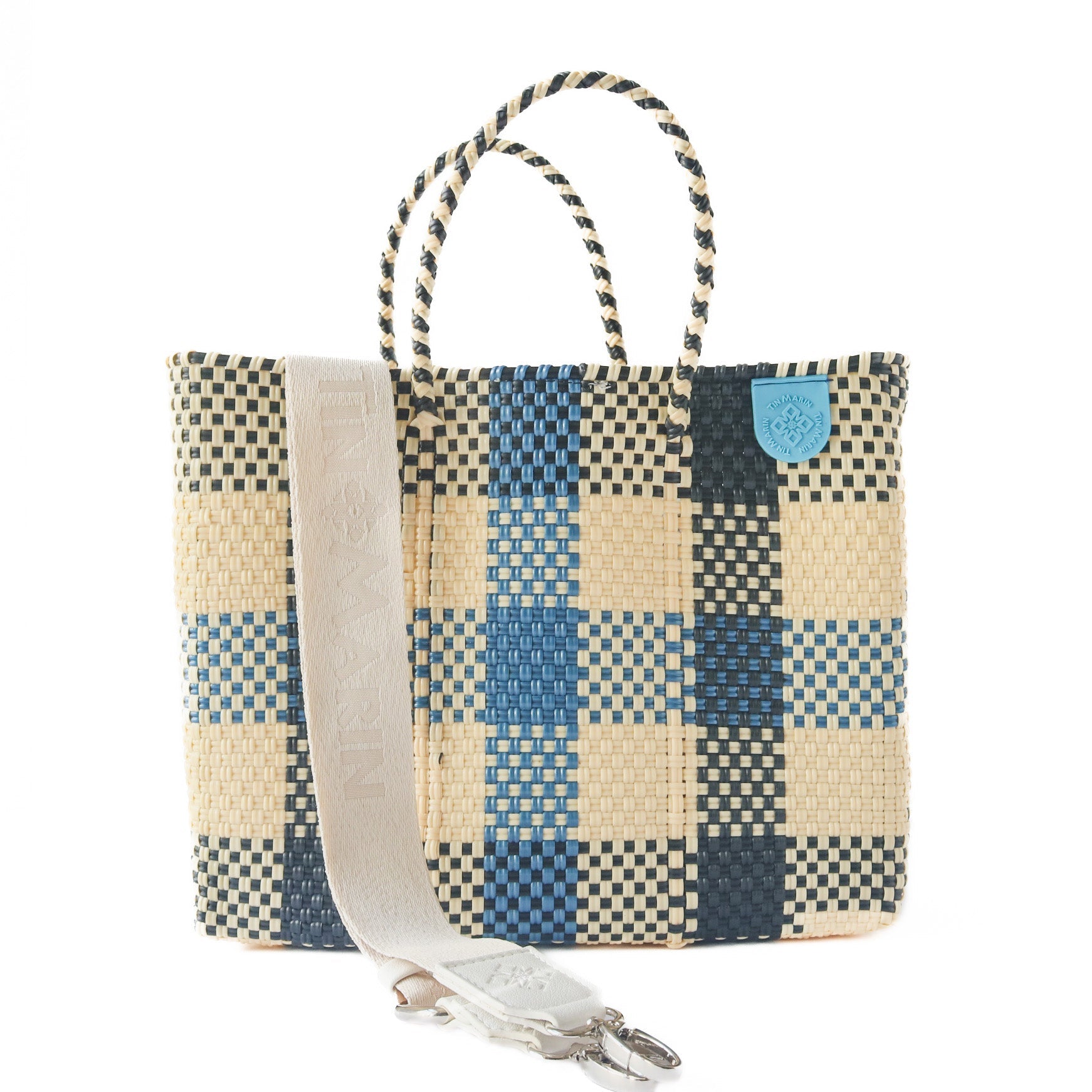 Cabo Medium Woven Resort Crossbody Bag Tin Marin Brand