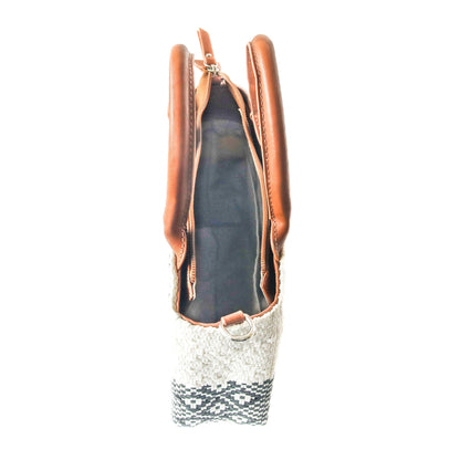 Tin Marin White Small Woven Crossbody Bag Tin Marin Brand