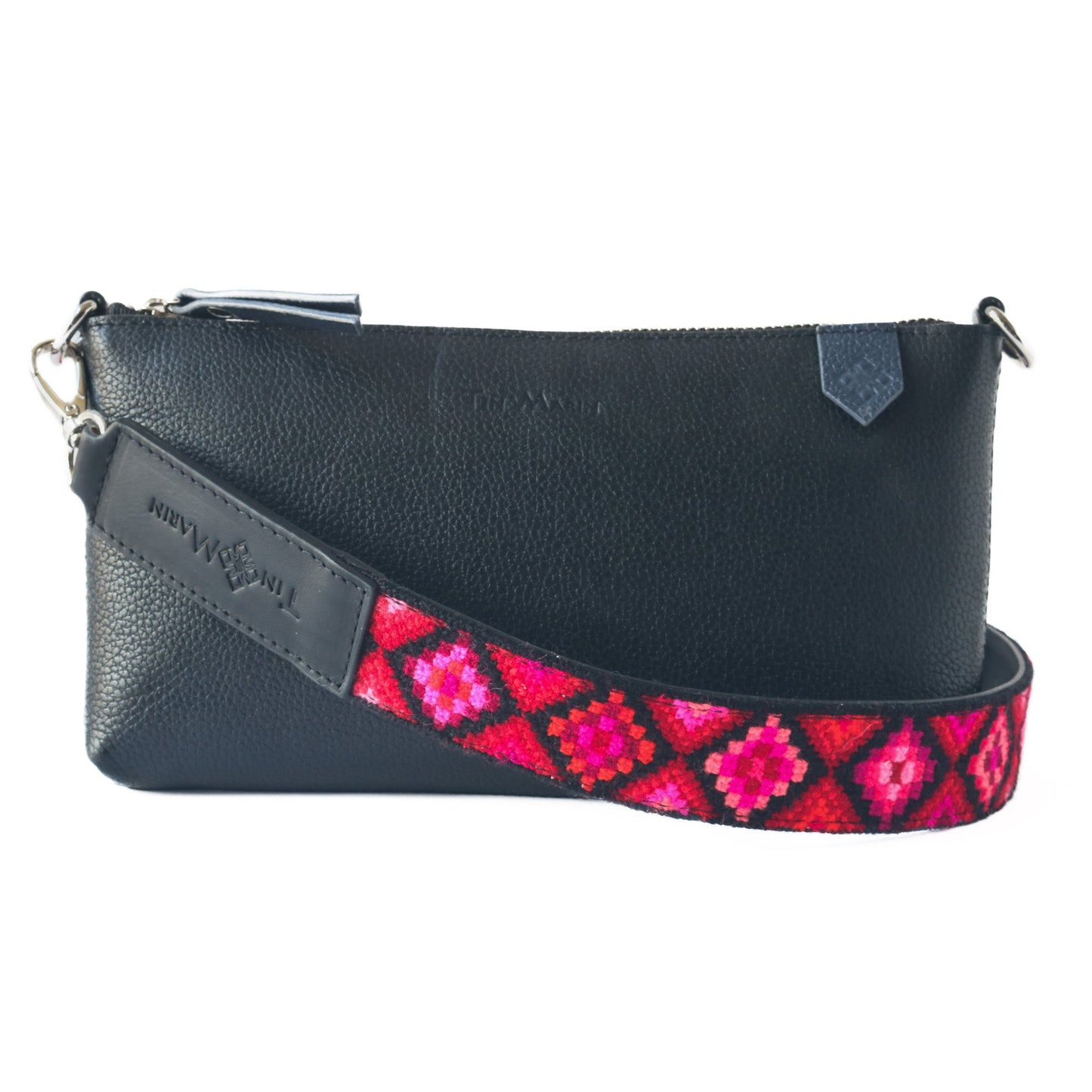 Elia Convertible Leather Bag – Clutch, Shoulder & Crossbody Tin Marin Brand