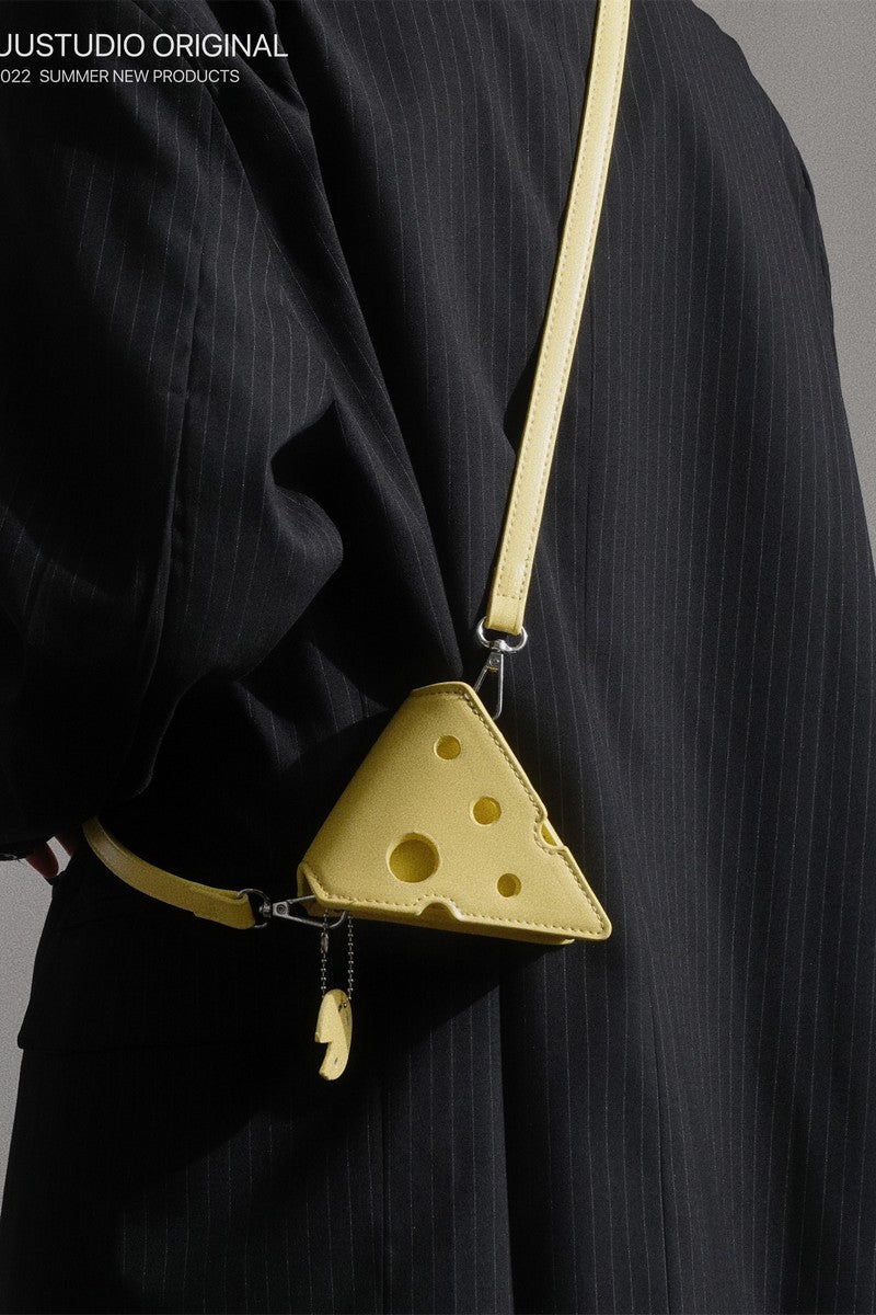 Cheese Wedge Mini Crossbody Bag - Wolvess