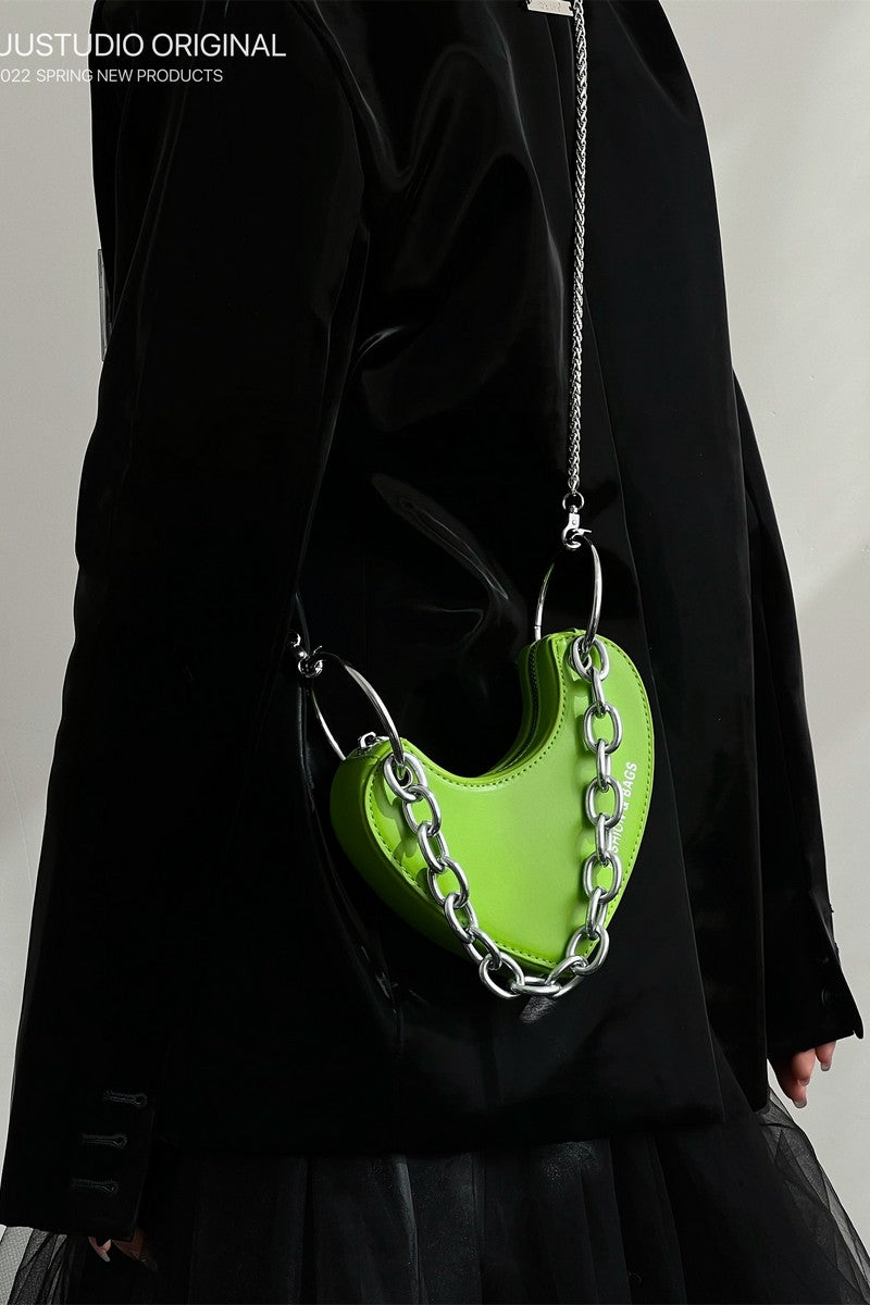Heart Chain Mini Bag - Wolvess