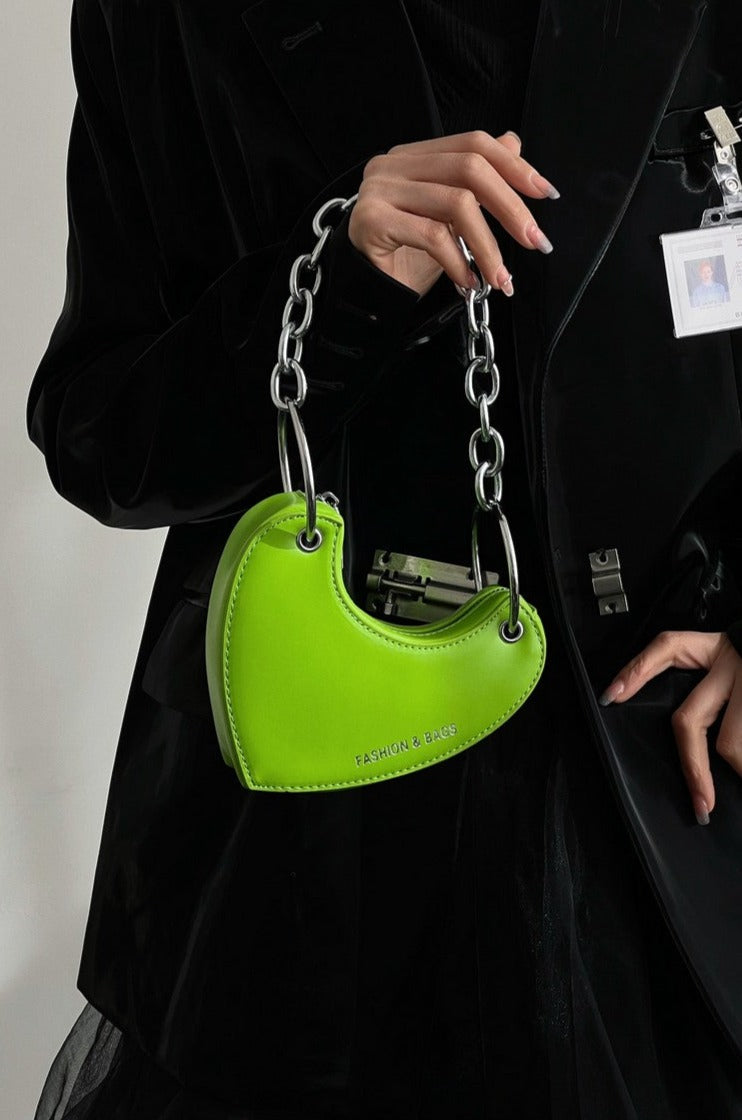 Heart Chain Mini Bag - Wolvess
