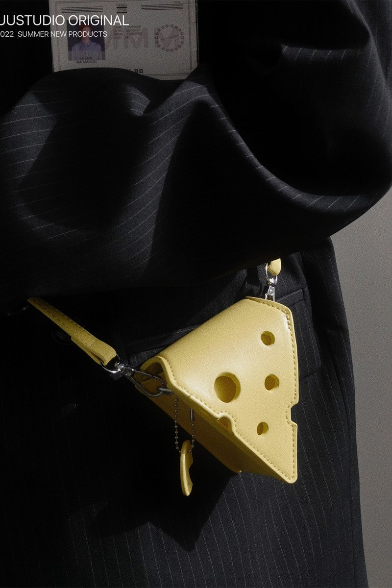 Cheese Wedge Mini Crossbody Bag - Wolvess