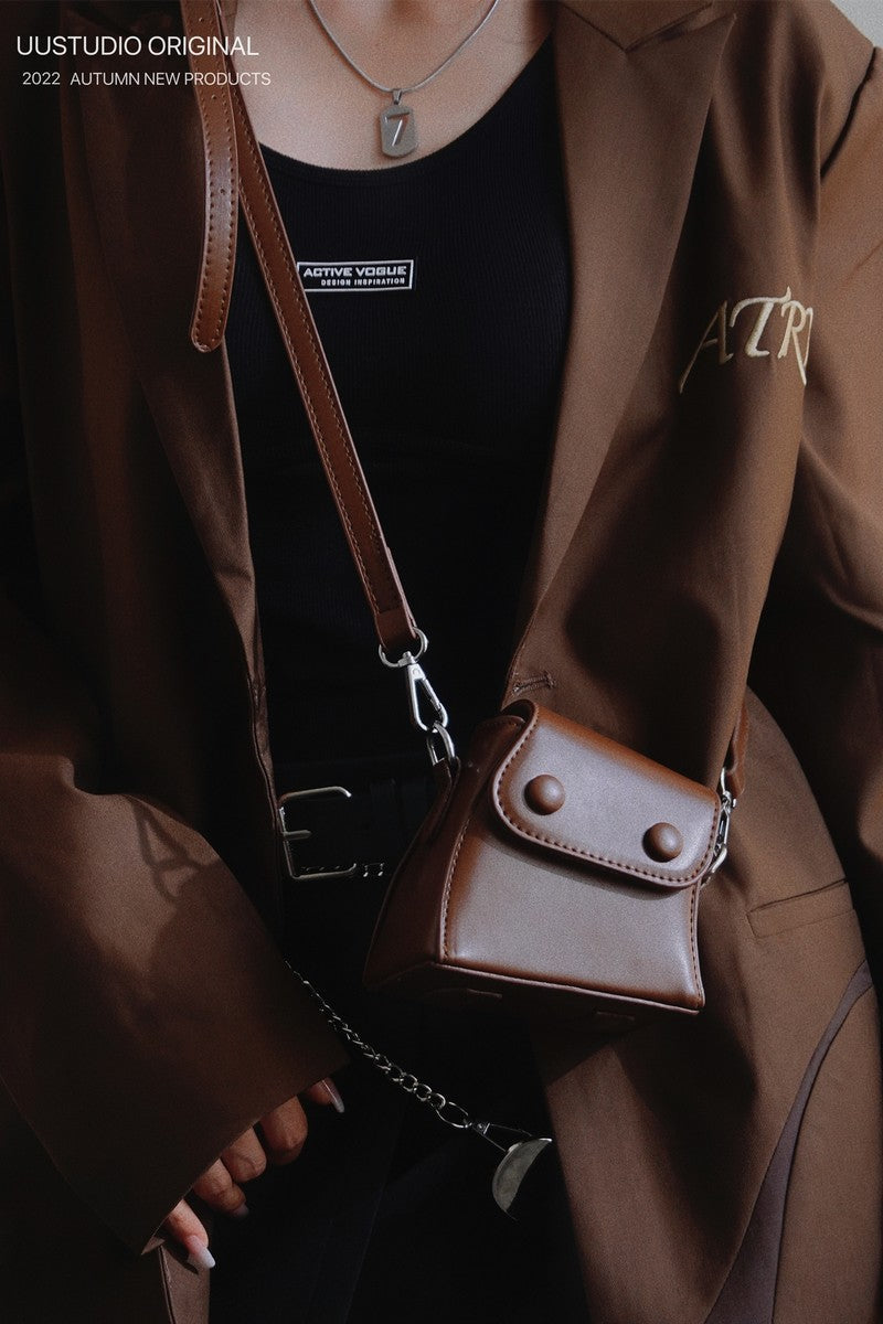 Twist Crossbody Mini Shoulder Bag - Wolvess