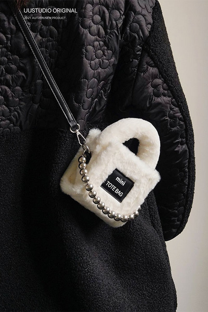 Furry Mini Tote Bag - Wolvess