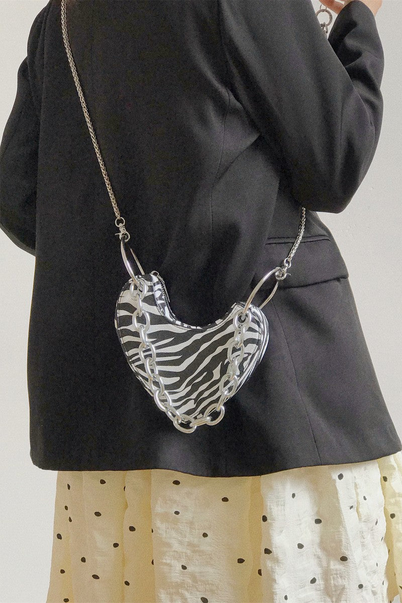 Heart Chain Mini Bag - Wolvess