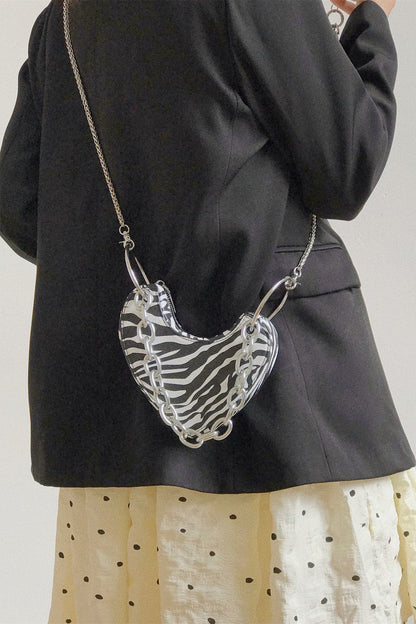 Heart Chain Mini Bag - Wolvess