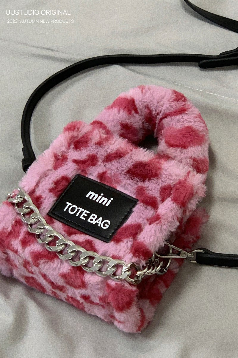 Furry Mini Tote Bag - Wolvess