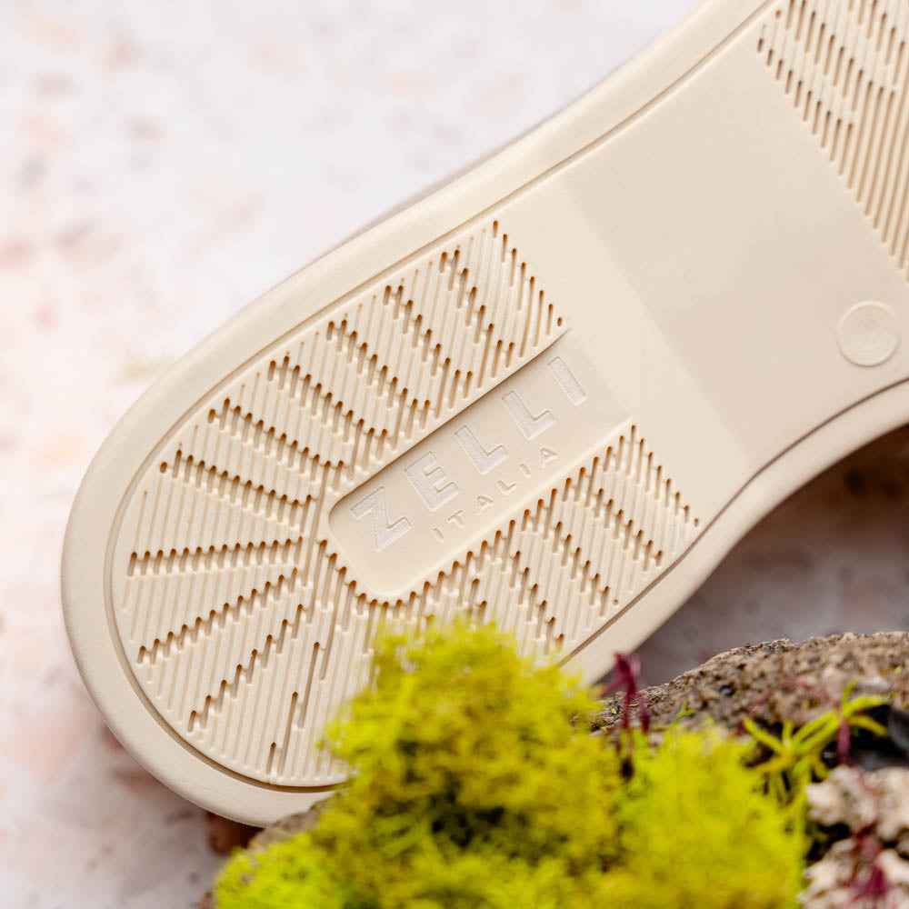 16-621-BON LIVORNO Sueded Italian Goatskin Loafer Bone Zelli Italia
