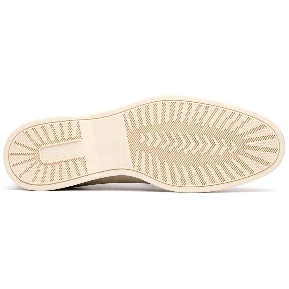 16-621-BON LIVORNO Sueded Italian Goatskin Loafer Bone Zelli Italia