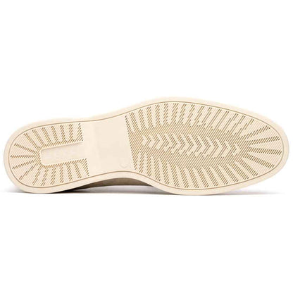 16-621-BON LIVORNO Sueded Italian Goatskin Loafer Bone Zelli Italia