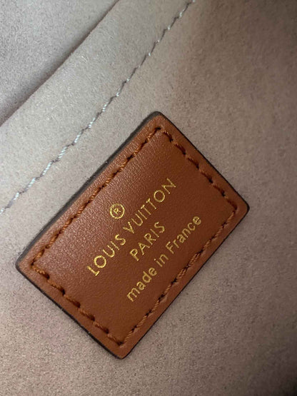 M21352 ONTHEGO MM Tote bag monogram 31cm rose red flower