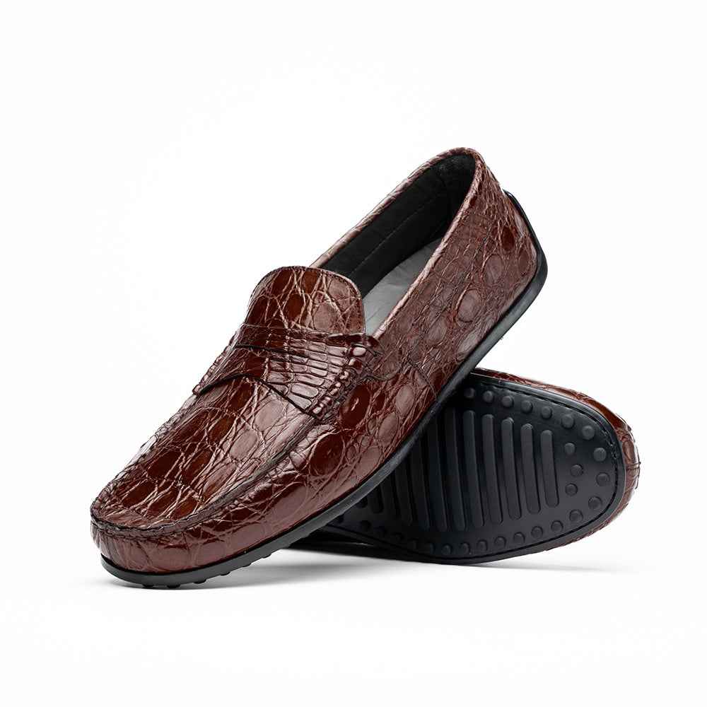31-103-NIC MONZA Crocodile Driver, Nicotine Zelli Italia