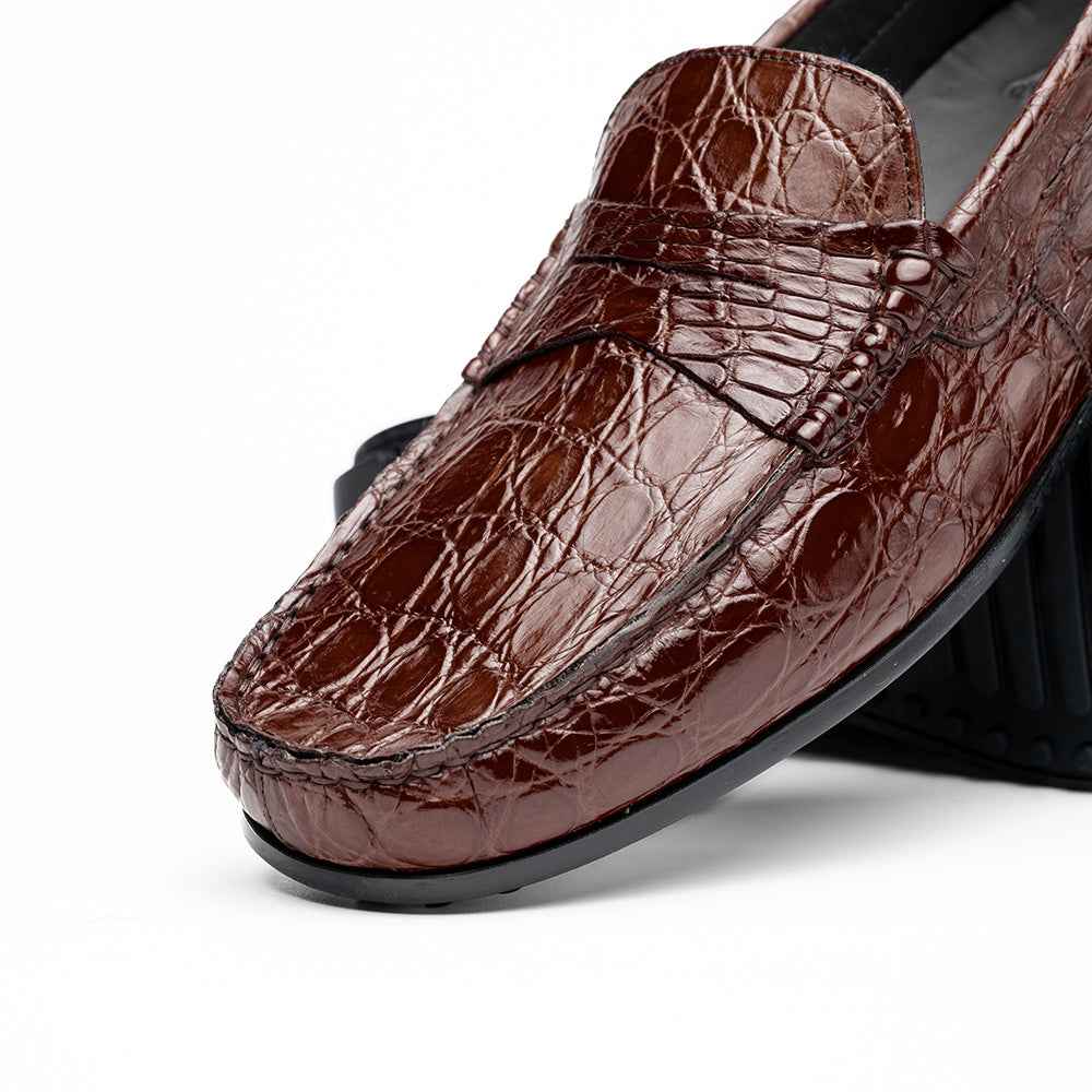 31-103-NIC MONZA Crocodile Driver, Nicotine Zelli Italia