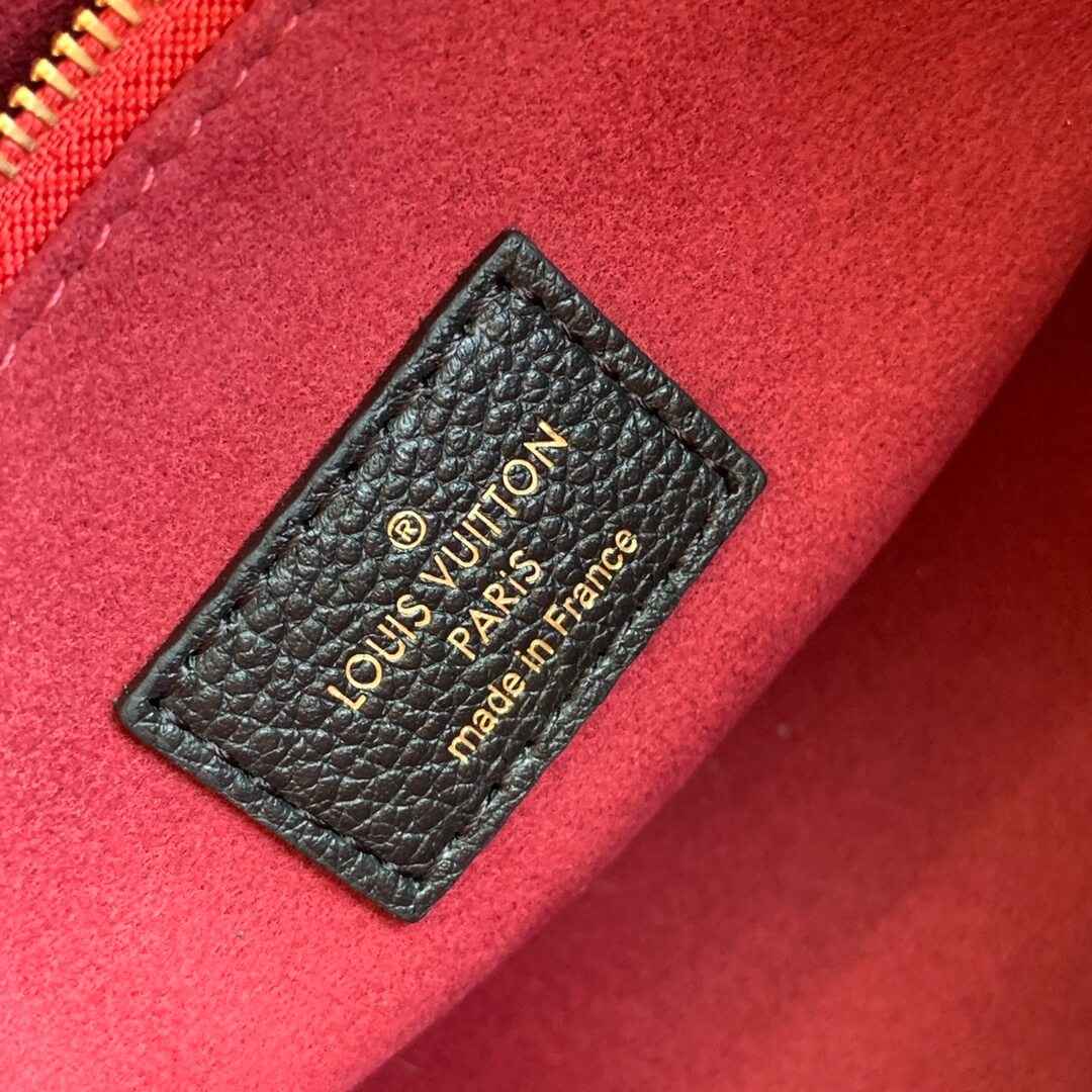 M45659 ONTHEGO PM tote bag monogrm empreinte leather black