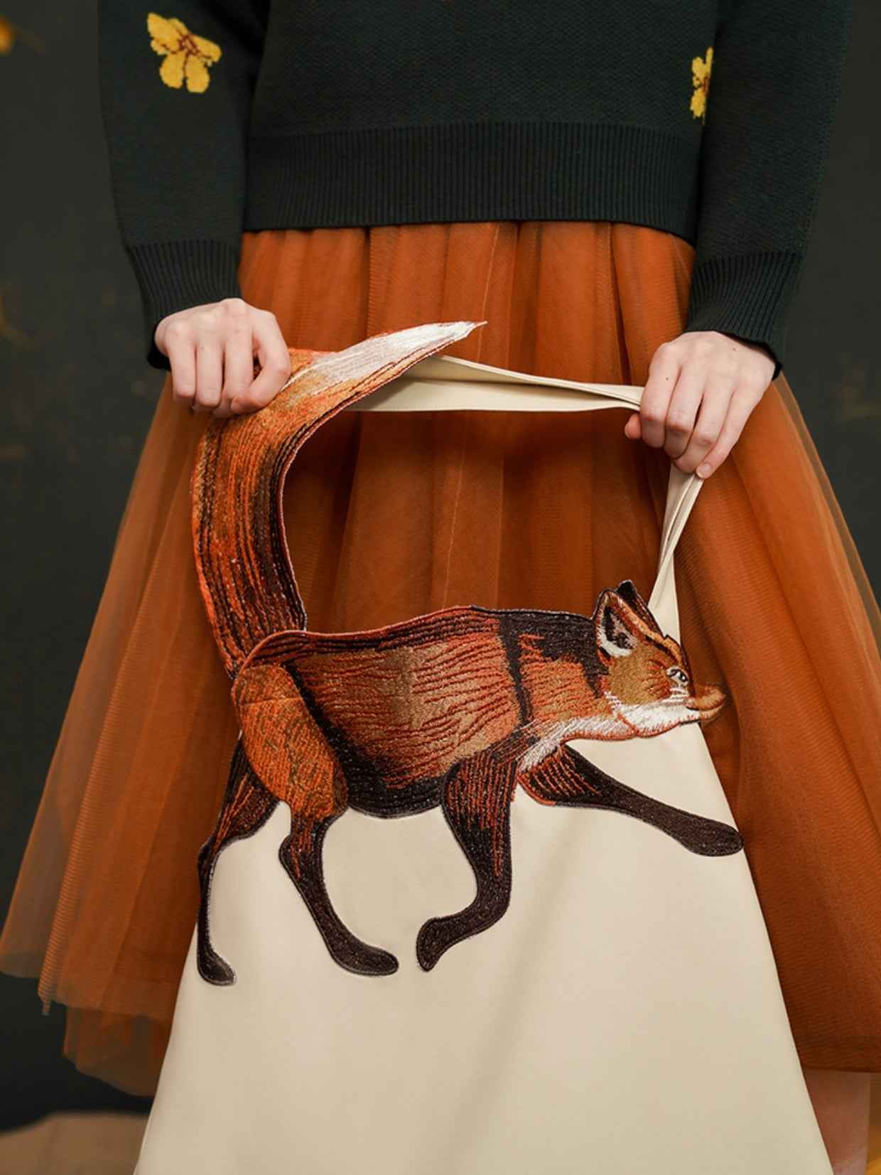 Foxy Charm Tote Bag