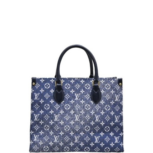 LUV 35CM ONTHEGO TOTE DENIM BAG M59608 The Lavvish Mart