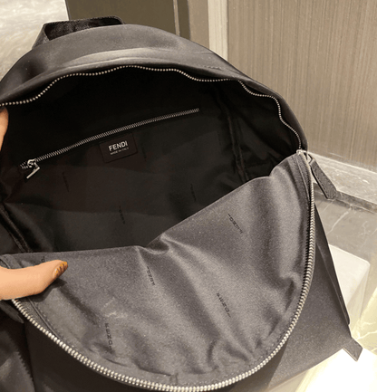 FD BACKPACK HALLOWEEN BLACK WITH YELLOW EYES BAG 40CM