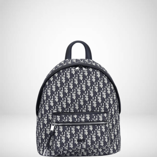 DIR BEIGE AND BLACK 38CM RIDER BACKPACK OBLIQUE JACQUARD The Lavvish Mart